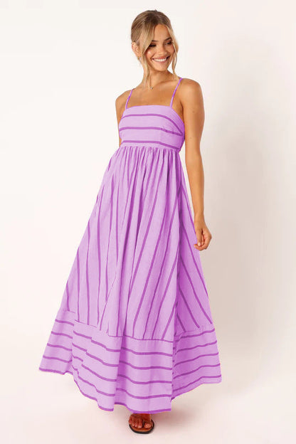 Trendy Open Back Summer Dress