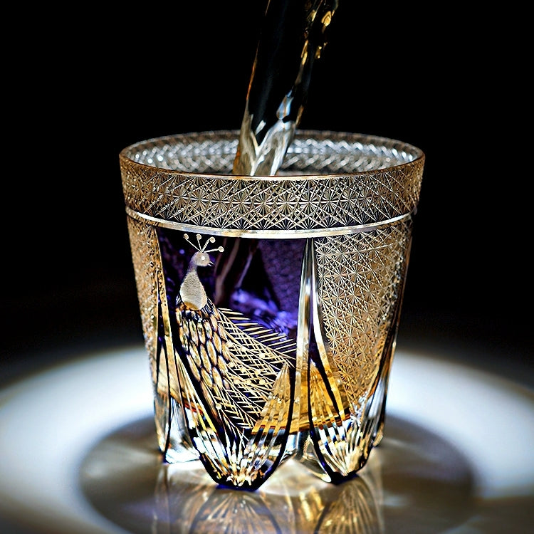 Luxury Engraved Whiskey Glass Set with Wood Case - BritishElegance