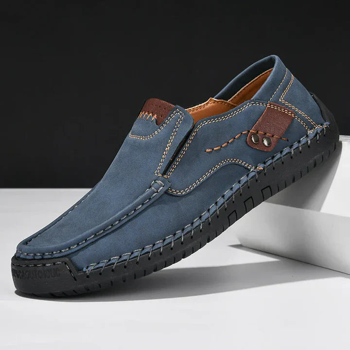 Classic Leather Shoes with Grip Sole