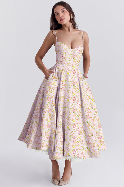 Beautiful Ruffled Off Shoulder Maxi Dress