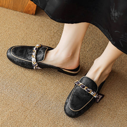 Lumor Genuine Leather Mules