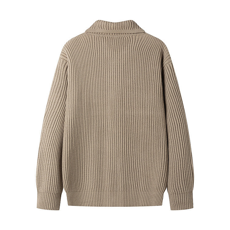 Cevori Sporty Cardigan with Shawl Collar