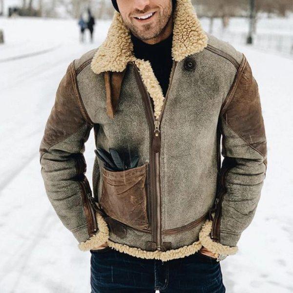 Stylish leather Pim jacket