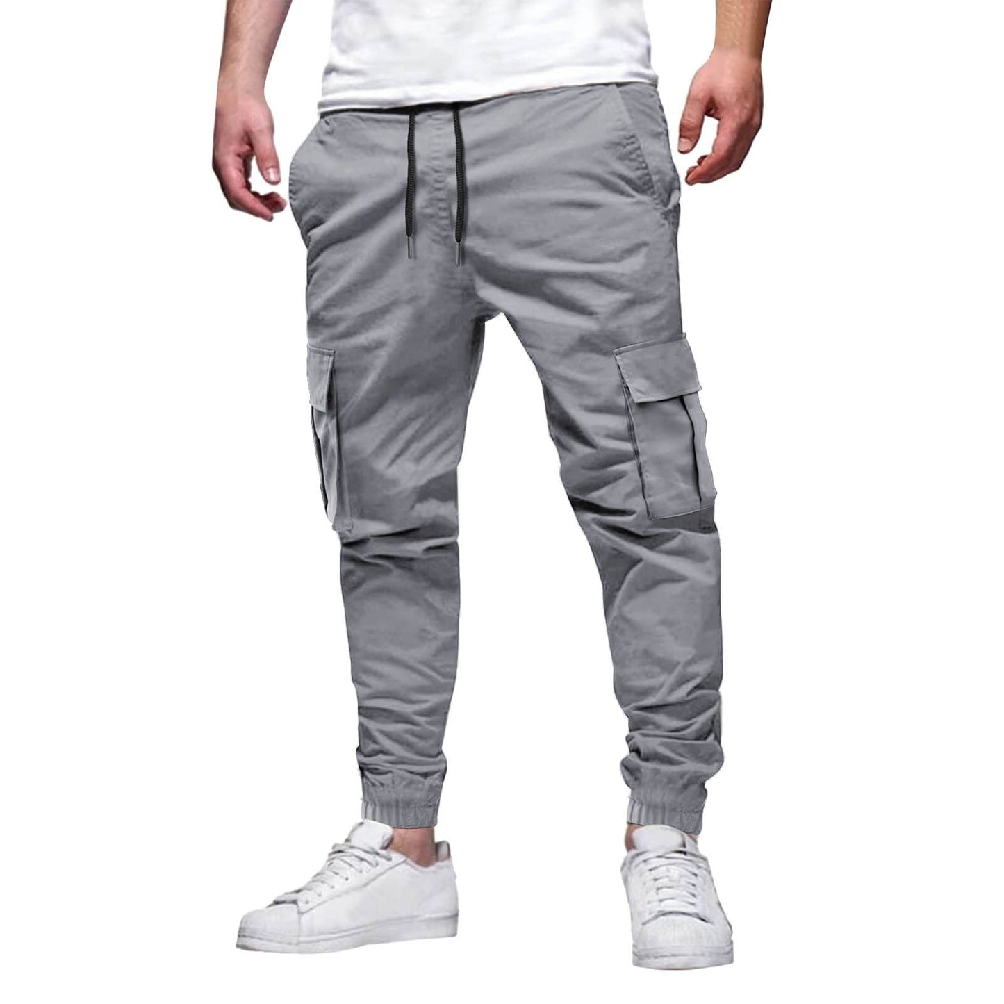 Men's Athletic Fit Jogger Pants with Stretch Waistband