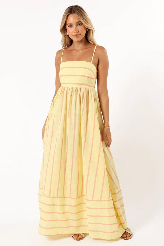 Trendy Open Back Summer Dress