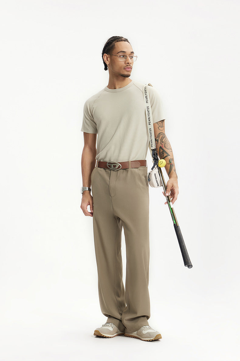 Comfortable Fit Men's Loose Leg Dress Pants - BritishElegance