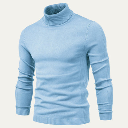 Men’s Modern High Collar Turtleneck Sweater