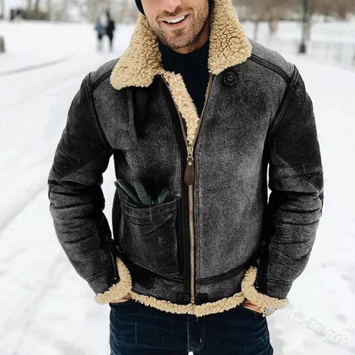 Stylish leather Pim jacket