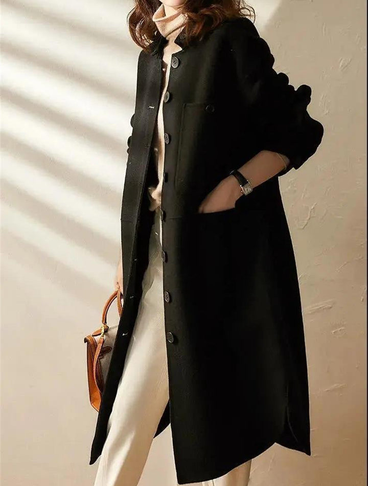 Classic Ladies' A-Line Toggle Coat - BritishElegance