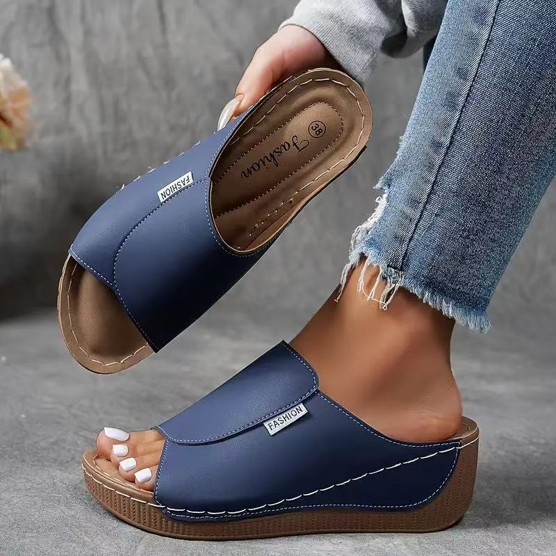 Comfortable Womens Open Toe Wedge Sandals