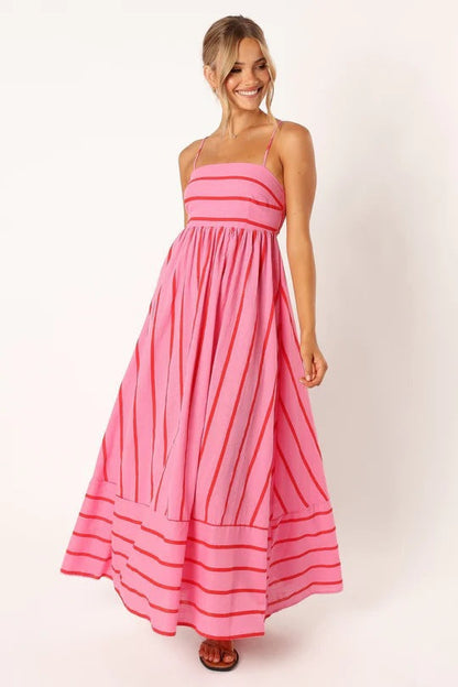 Trendy Open Back Summer Dress
