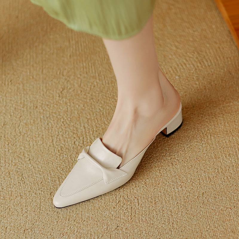 Erlen Genuine Leather Mules