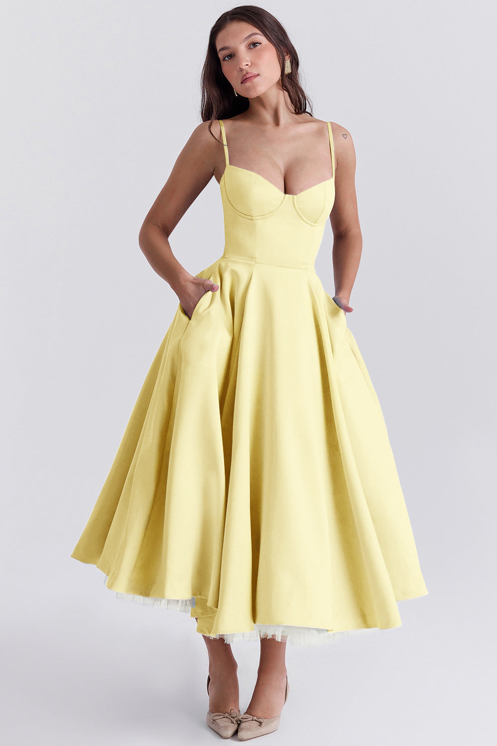Beautiful Ruffled Off Shoulder Maxi Dress