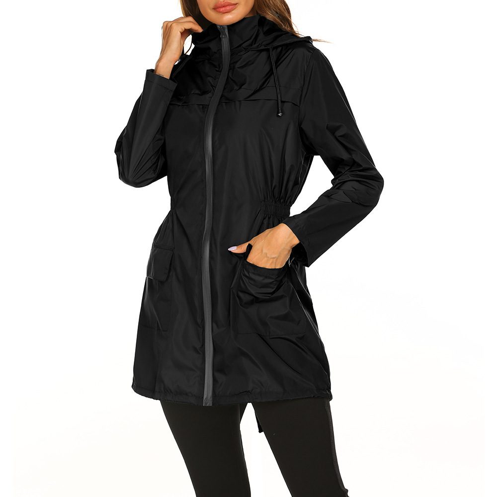 Waterproof Women's Hooded Rain Coat