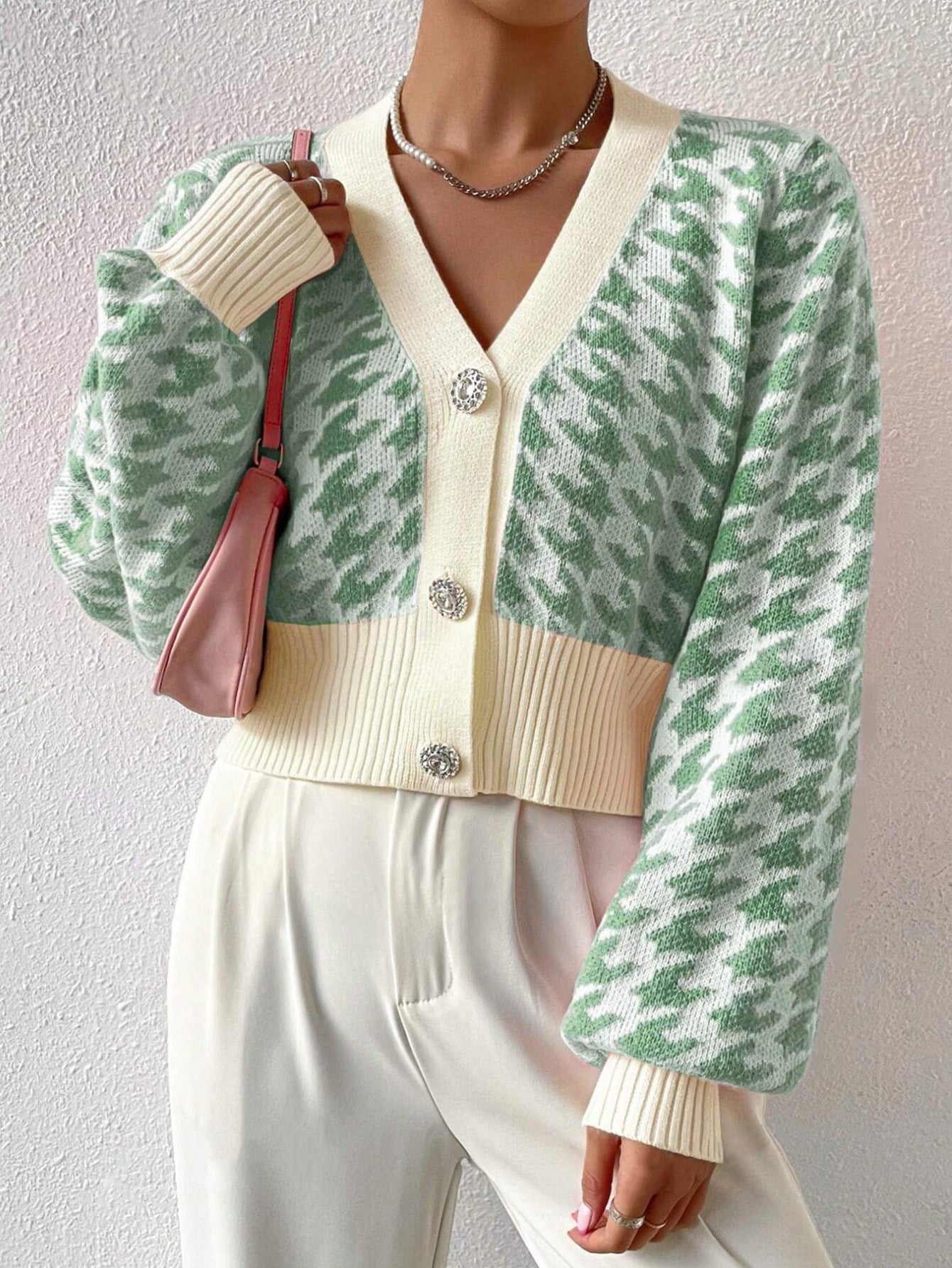 Pastel Pink Short Sleeve Cardigan