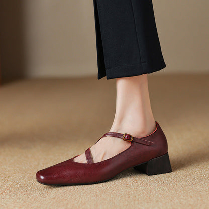 Evra Genuine Leather Heels