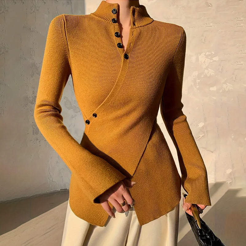 Cozy Women's Wrap Around Sweater - BritishElegance