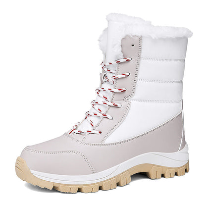 Waterproof women's snow boots - insulated winter boots with non-slip soles