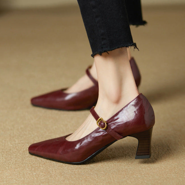 Estel Genuine Leather Heels