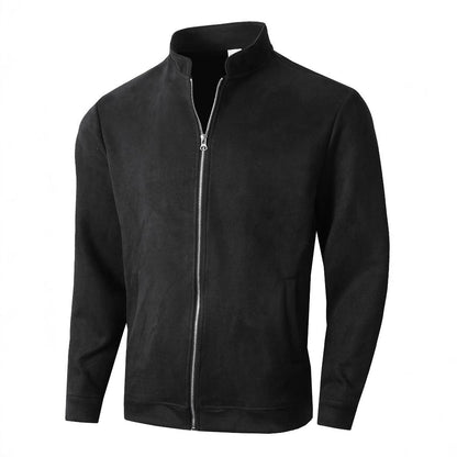 Cevori Fleece Jacket with Stand-Up Collar