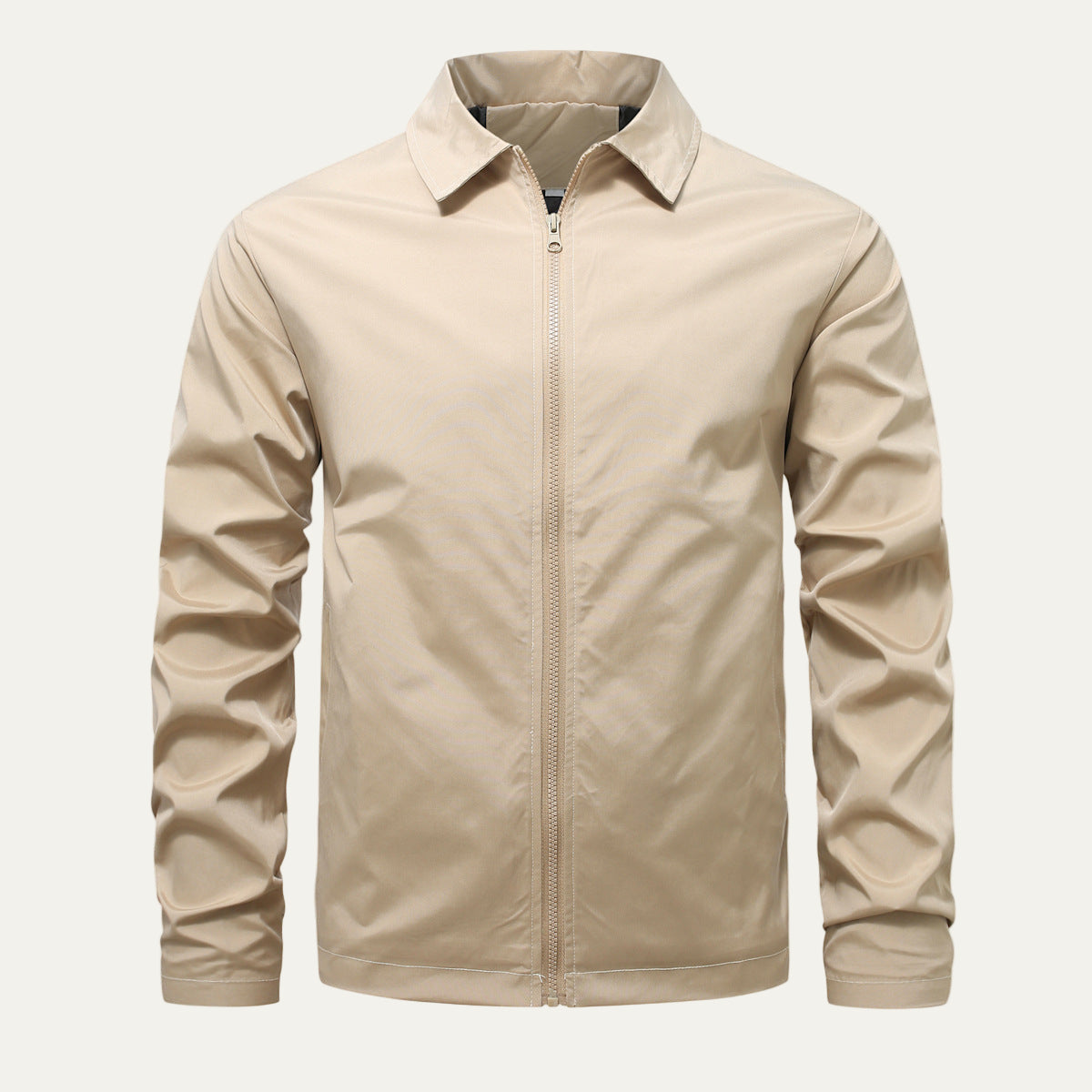 Men’s Minimalist Lightweight Windbreaker Jacket