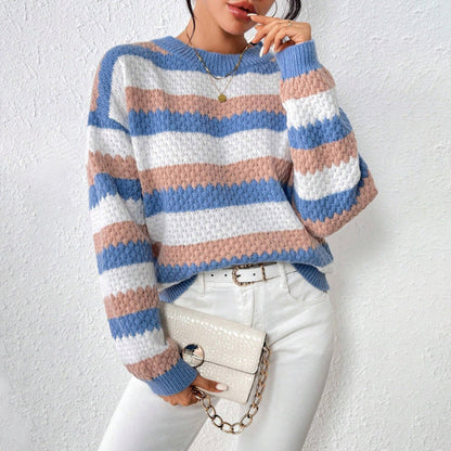 Cozy Women's Large Crew Neck Jumper Sweater
