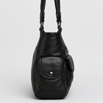 Women - Shoulder bag - Fashionable tote bag made of faux leather