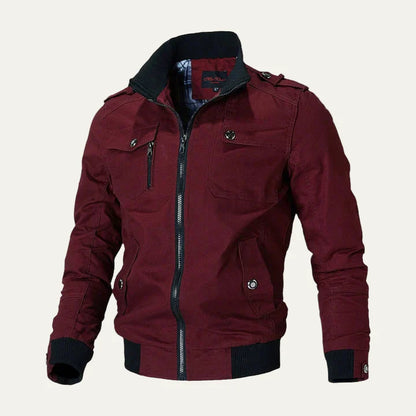Men’s Military Inspired Multi Pocket Field Jacket