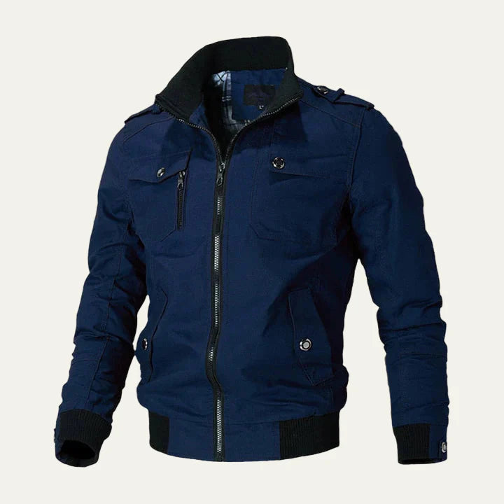Men’s Military Inspired Multi Pocket Field Jacket