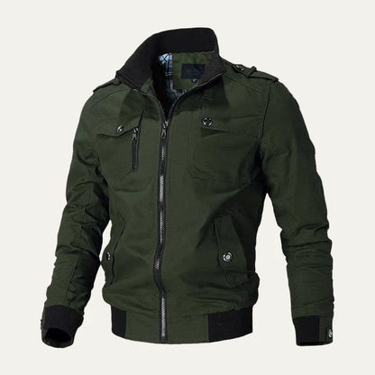 Men’s Military Inspired Multi Pocket Field Jacket