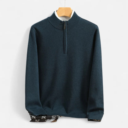 Old Monarchy | Men’s Merino Wool Half Zip Sweater