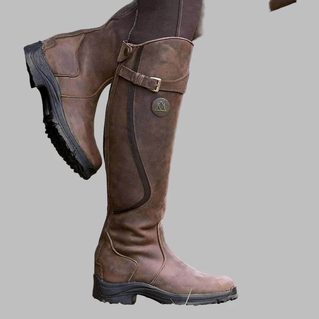 Olivia | Leather Horse riding boots Women