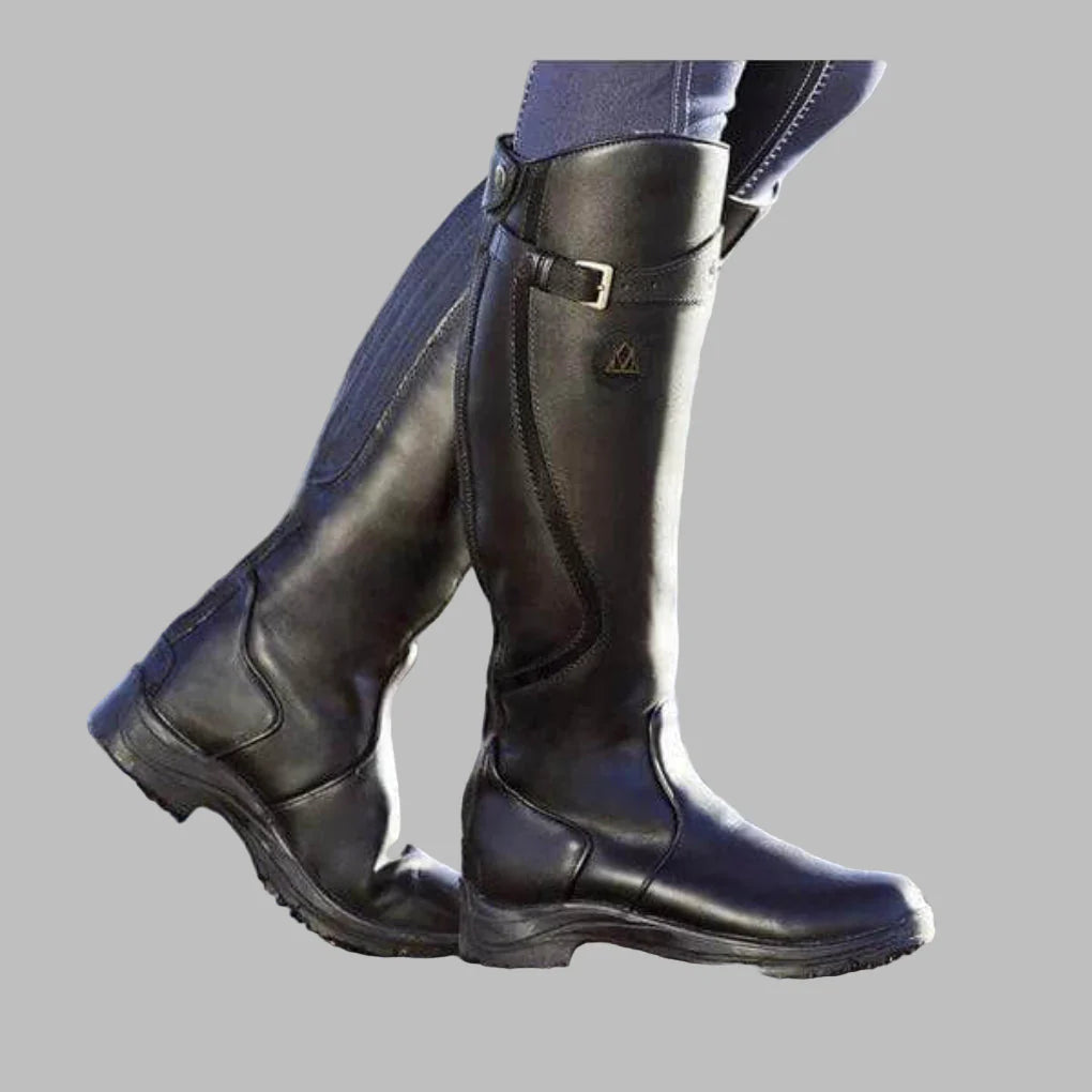 Olivia | Leather Horse riding boots Women