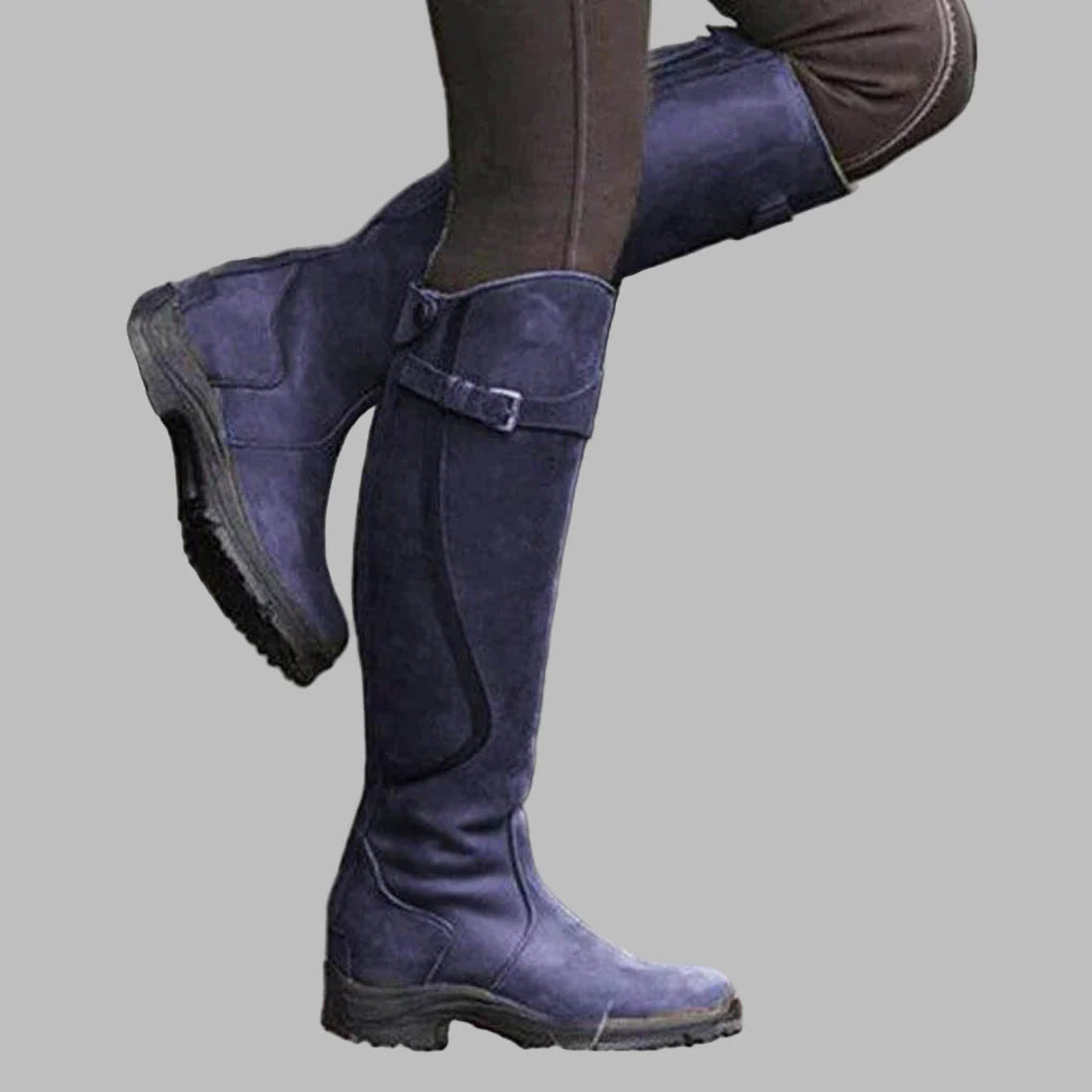 Olivia | Leather Horse riding boots Women