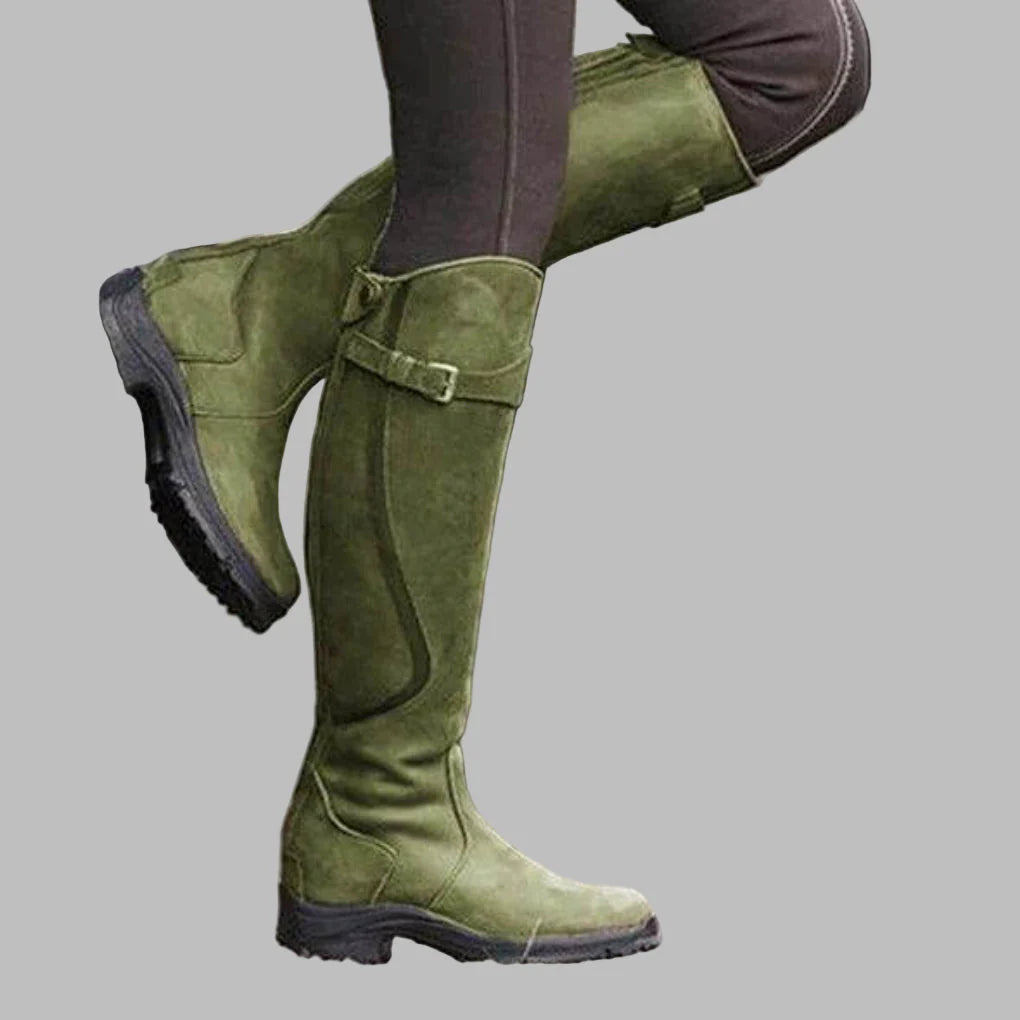 Olivia | Leather Horse riding boots Women