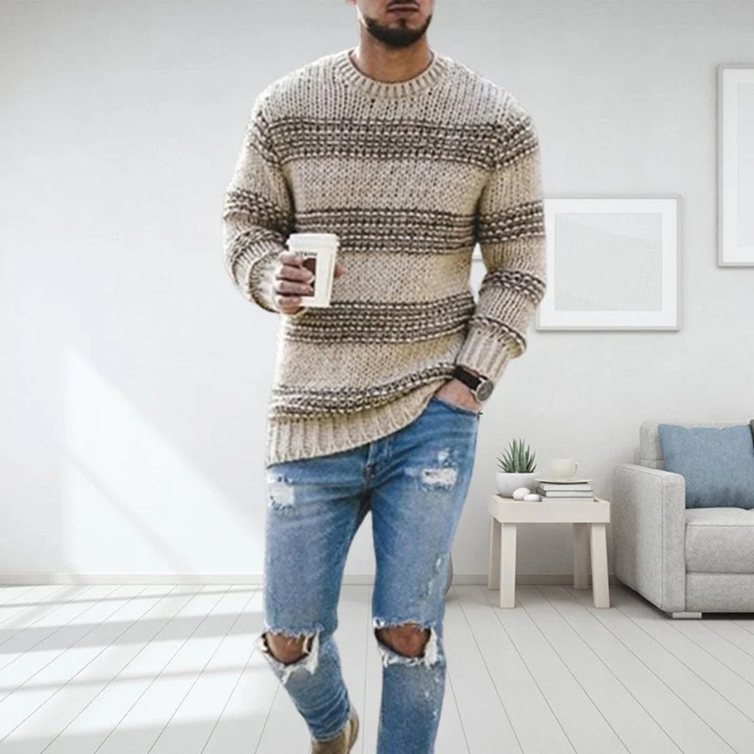Wolly | Striped Winter Men's Jumper