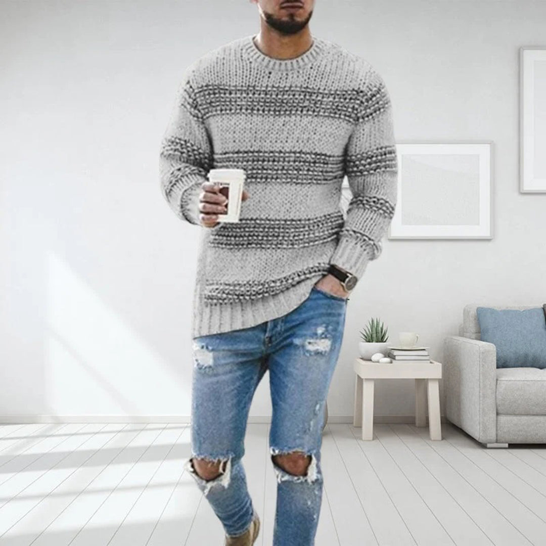 Wolly | Striped Winter Men's Jumper