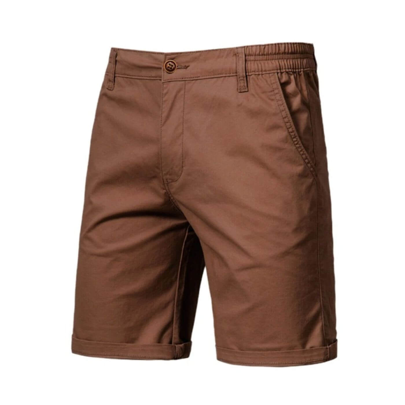 Relaxed Fit Daily Shorts with Elastic Waist