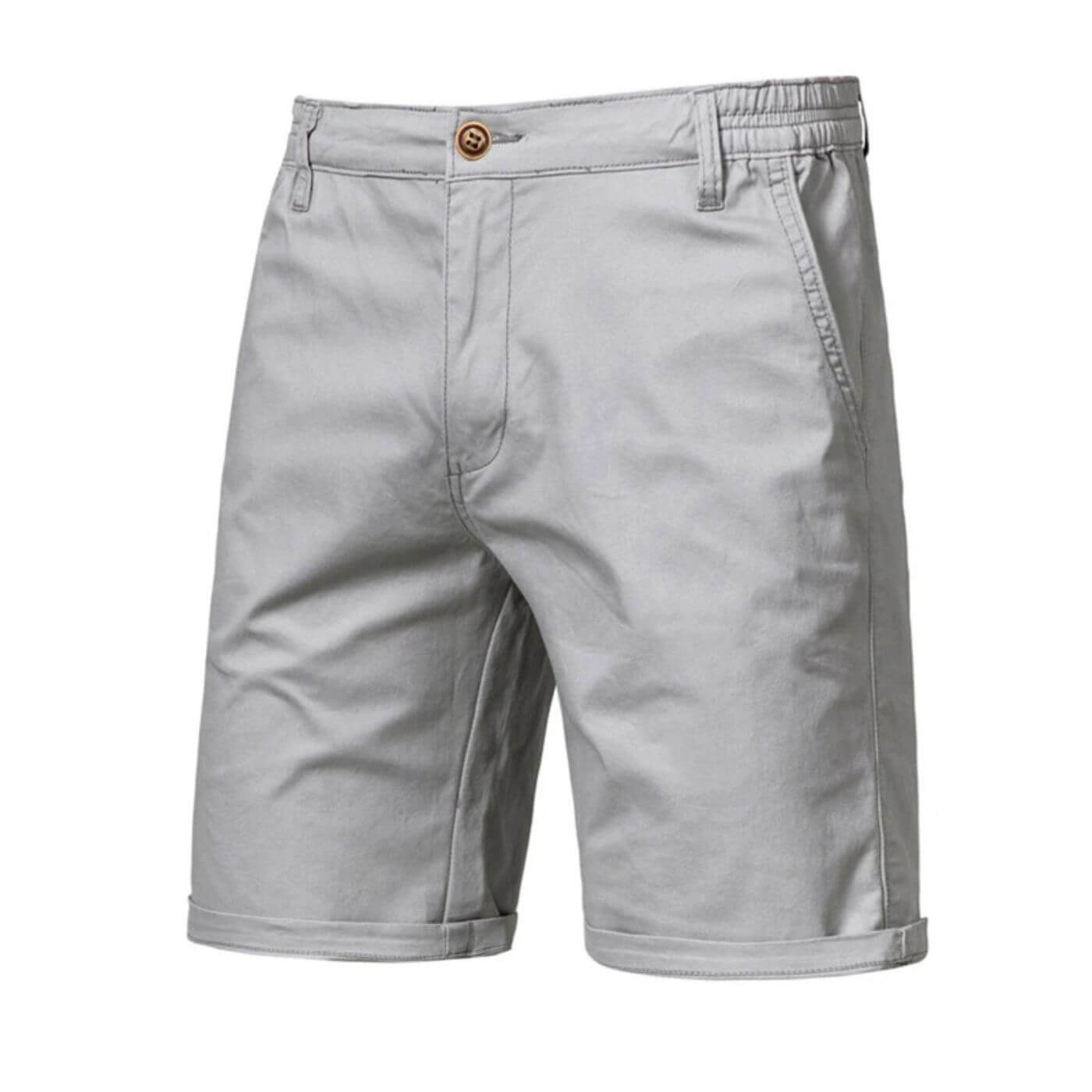 Relaxed Fit Daily Shorts with Elastic Waist