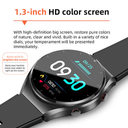 One-click blood sugar | Blood glucose blood pressure EKG | EKG HRV heart frequency monitor health smart watch