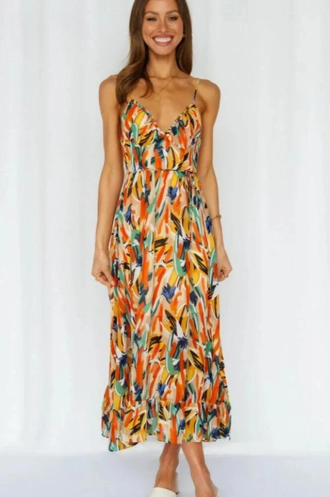 Bright Summer Sundress for Women Lightweight Flowy Design