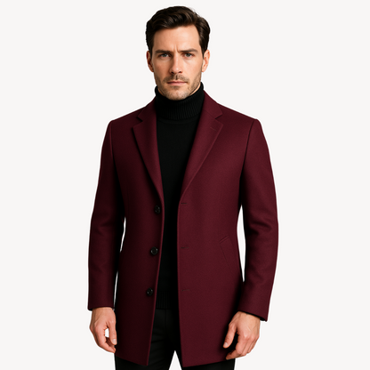 Men's Wool Blend Overcoat