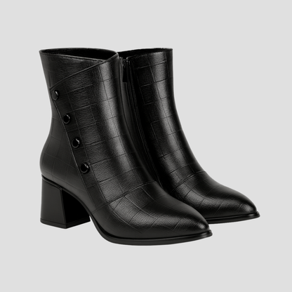 Women’s Pointed Toe Heeled Ankle Boots