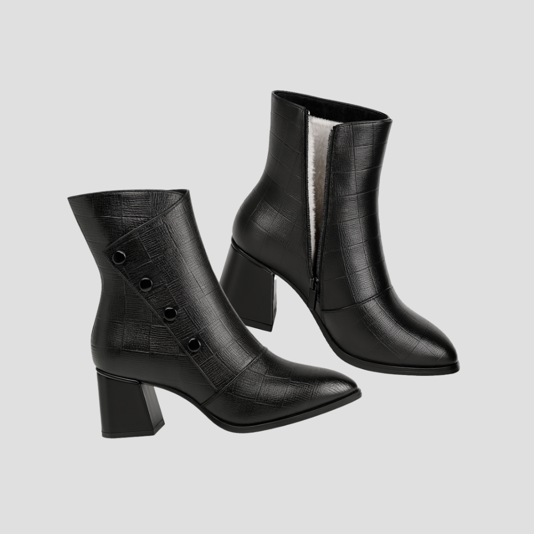 Women’s Pointed Toe Heeled Ankle Boots