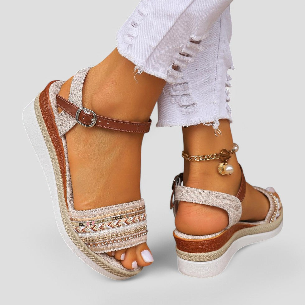 Women’s Braided Platform Sandals
