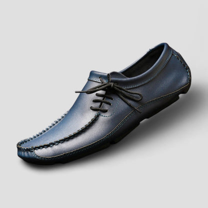 Orthopedic Leather Loafers for Men with Soft Insole