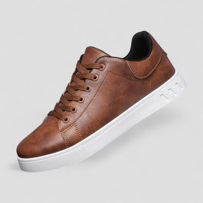 Orthopedic Leather Sneakers for Men with Casual Comfort