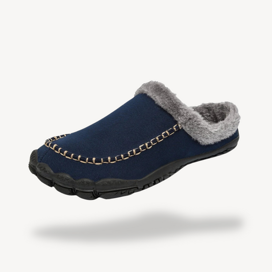 Men’s Plush Moccasin Slippers