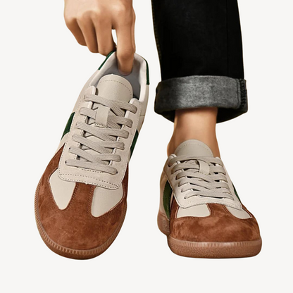 Men’s Retro Luxury Leather Sneakers