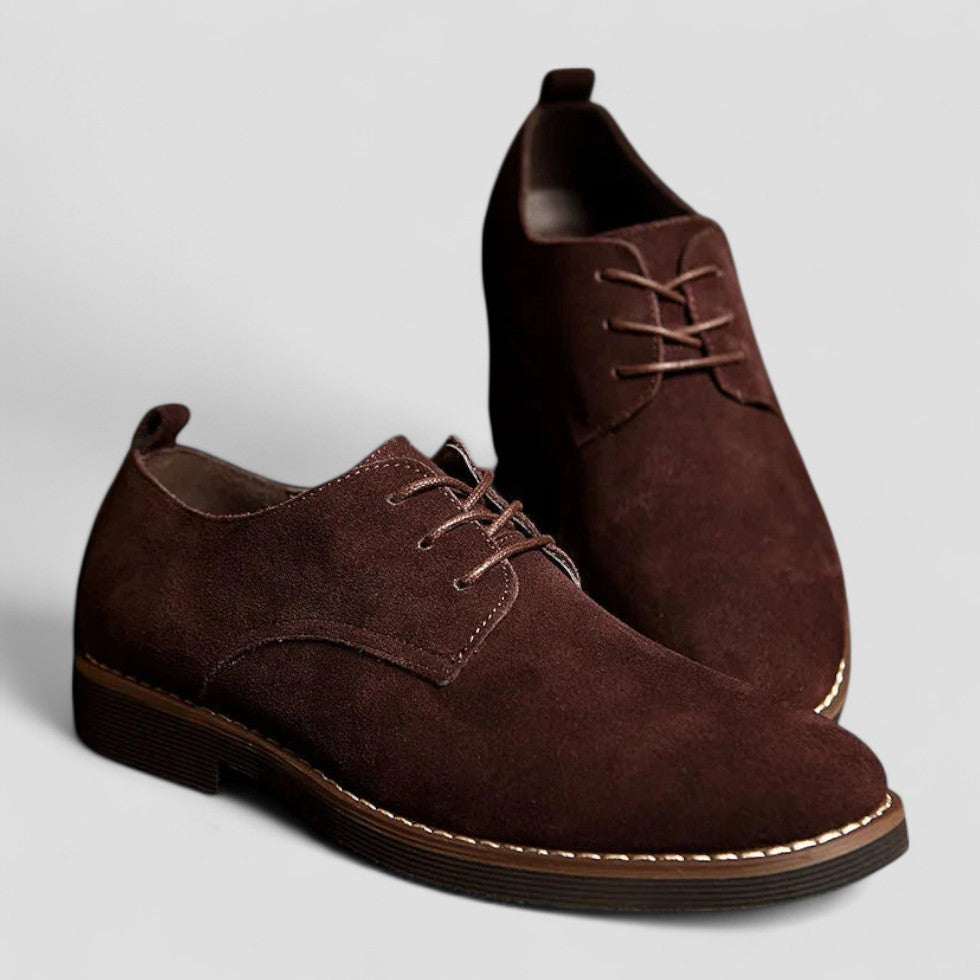 Orthopedic Suede Oxford Dress Shoes for Men – British Elegance
